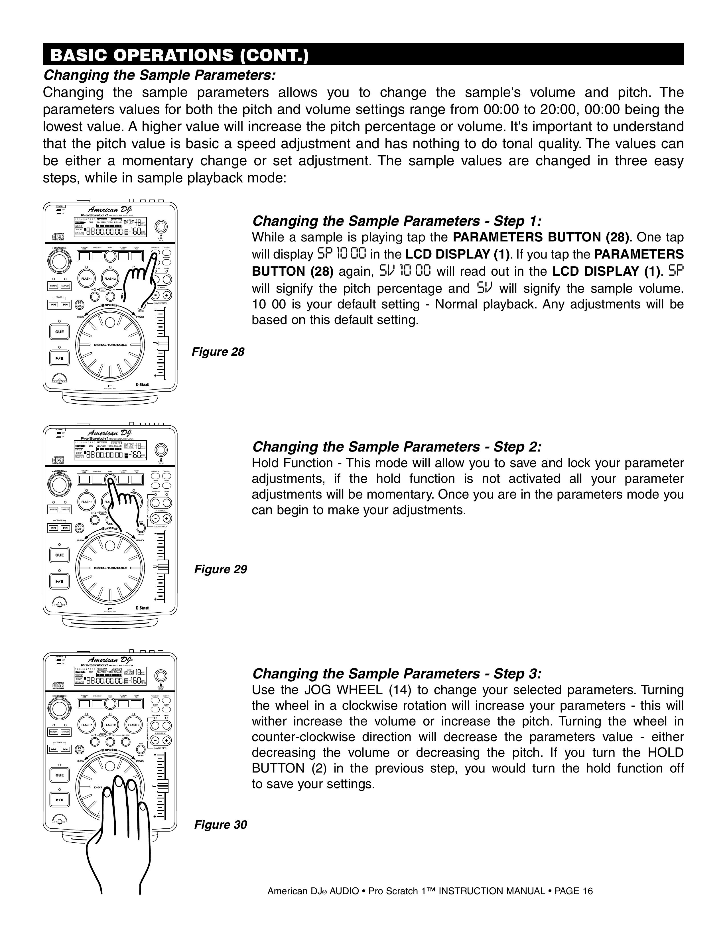 American Audio Pro Scratch 1 DJ Equipment User Manual (Page 16)