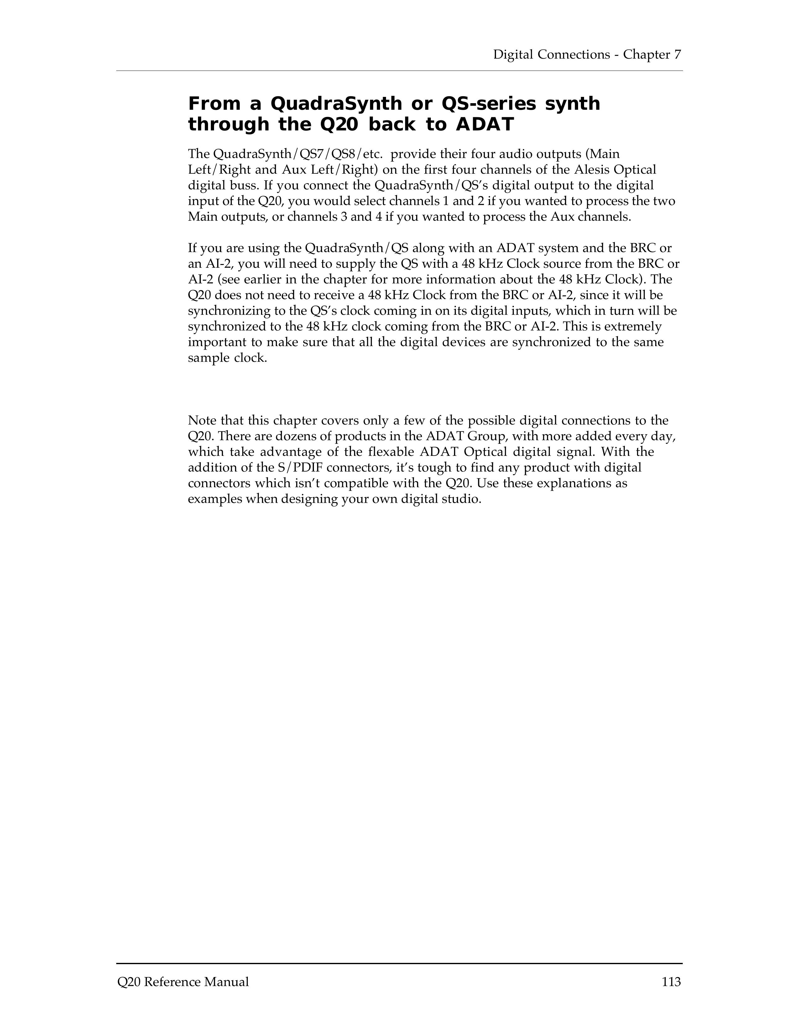 Alesis Q20 DJ Equipment User Manual (Page 115)