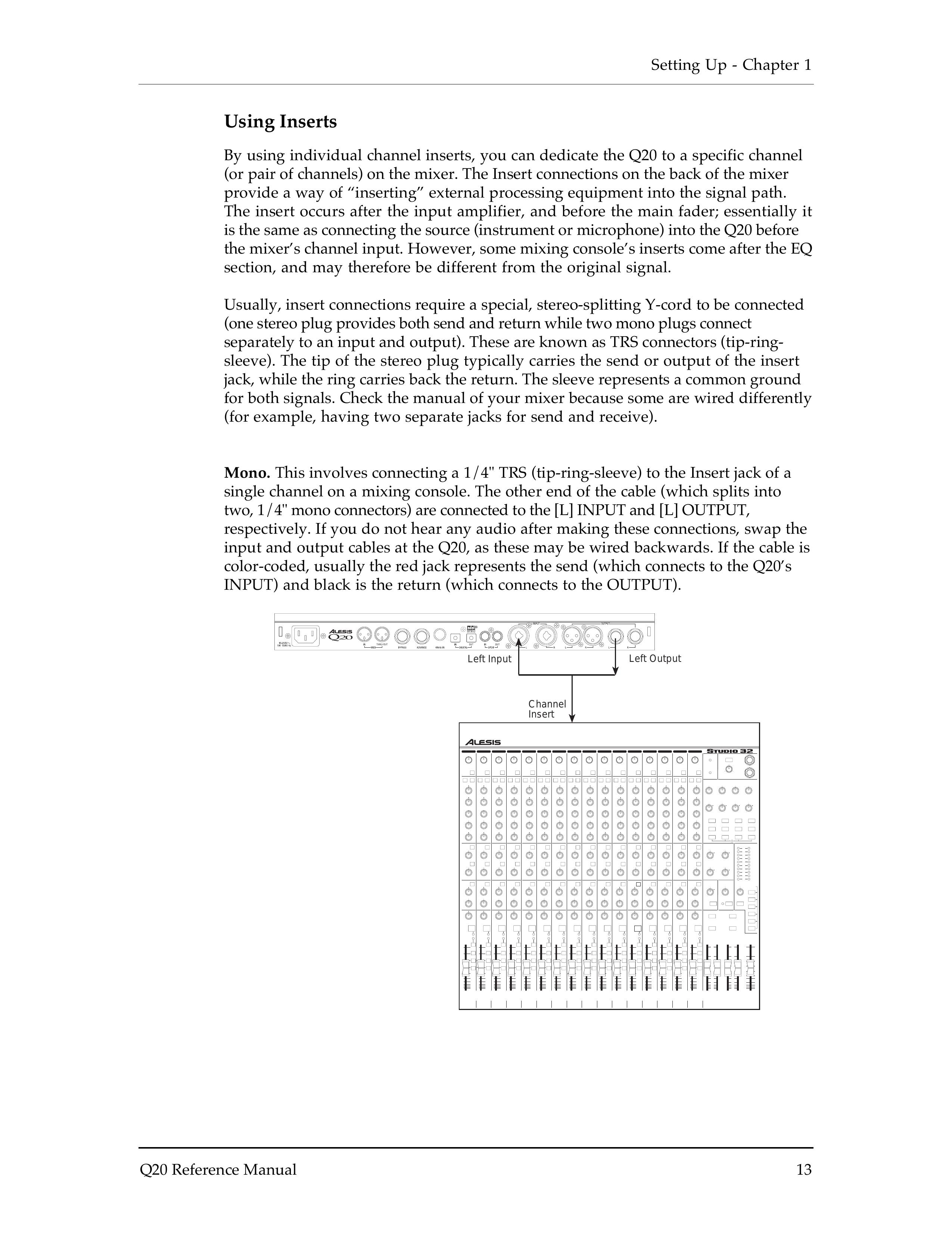 Alesis Q20 DJ Equipment User Manual (Page 15)