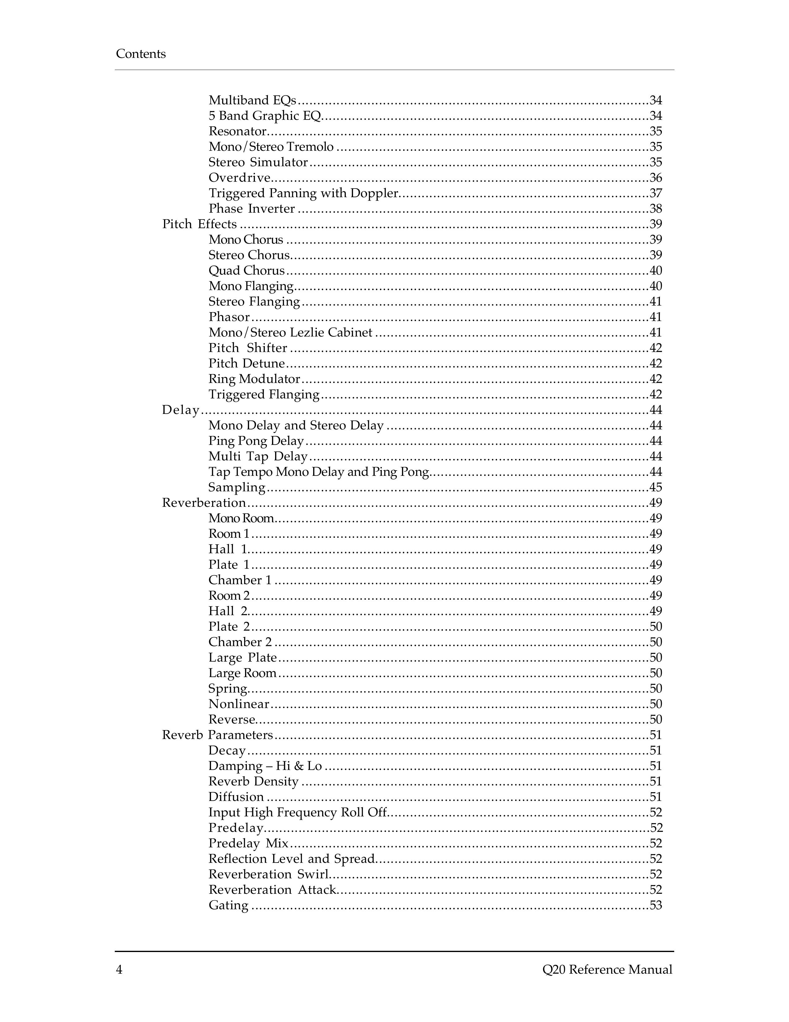 Alesis Q20 DJ Equipment User Manual (Page 5)