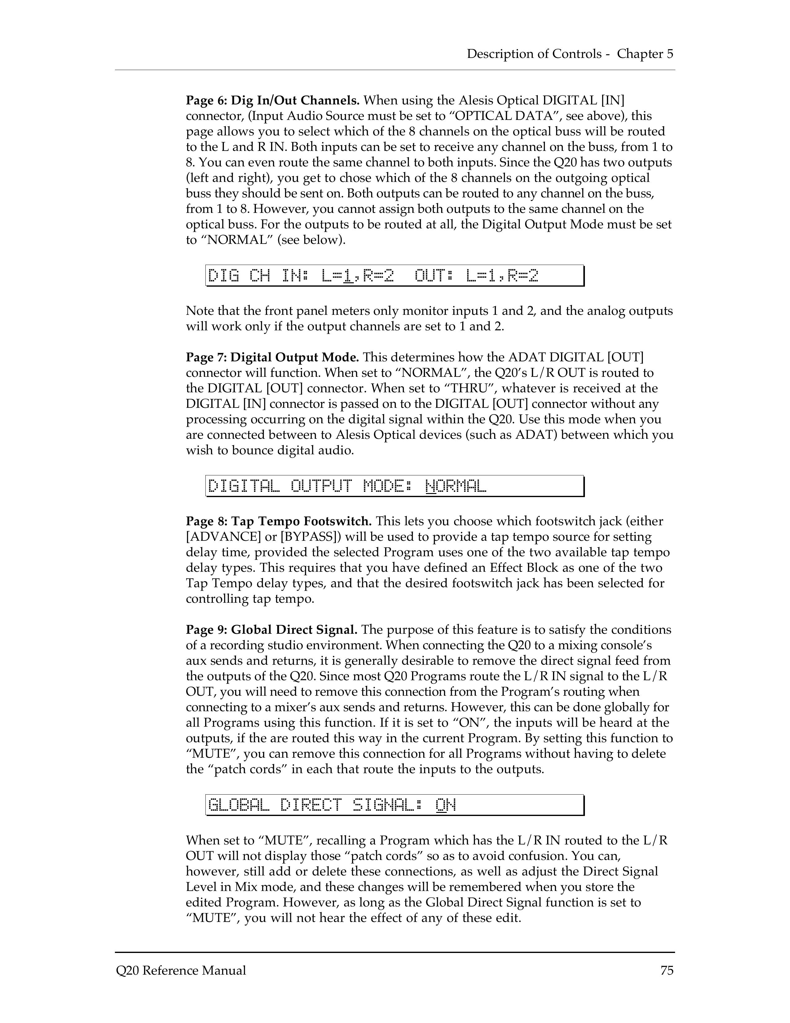 Alesis Q20 DJ Equipment User Manual (Page 77)