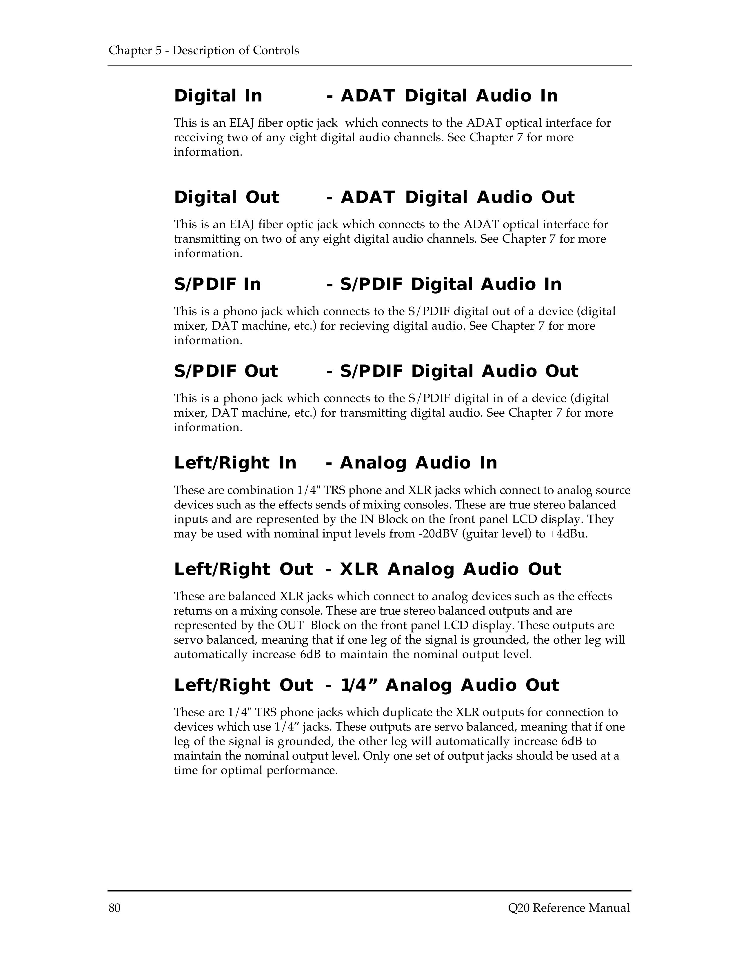 Alesis Q20 DJ Equipment User Manual (Page 82)