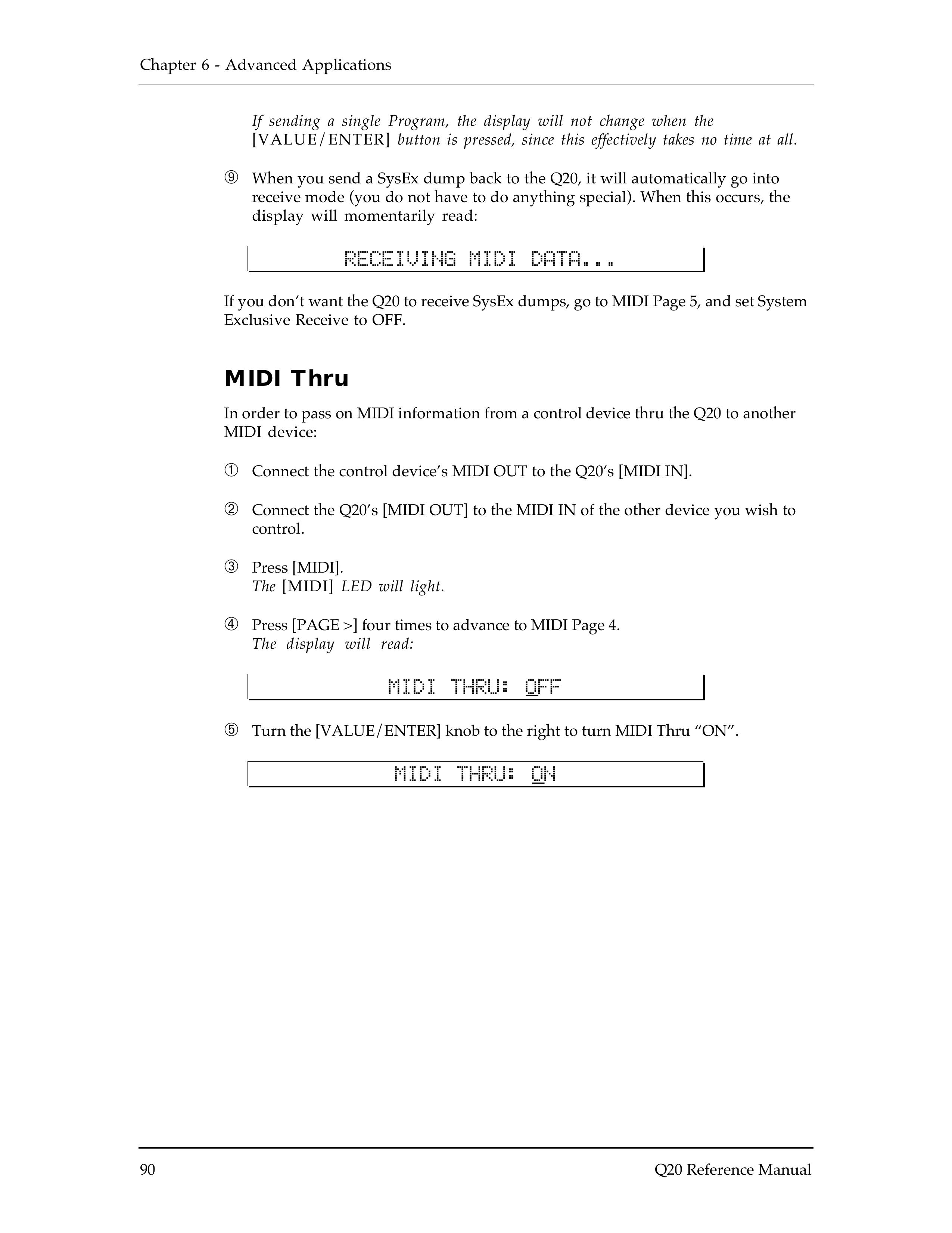 Alesis Q20 DJ Equipment User Manual (Page 92)