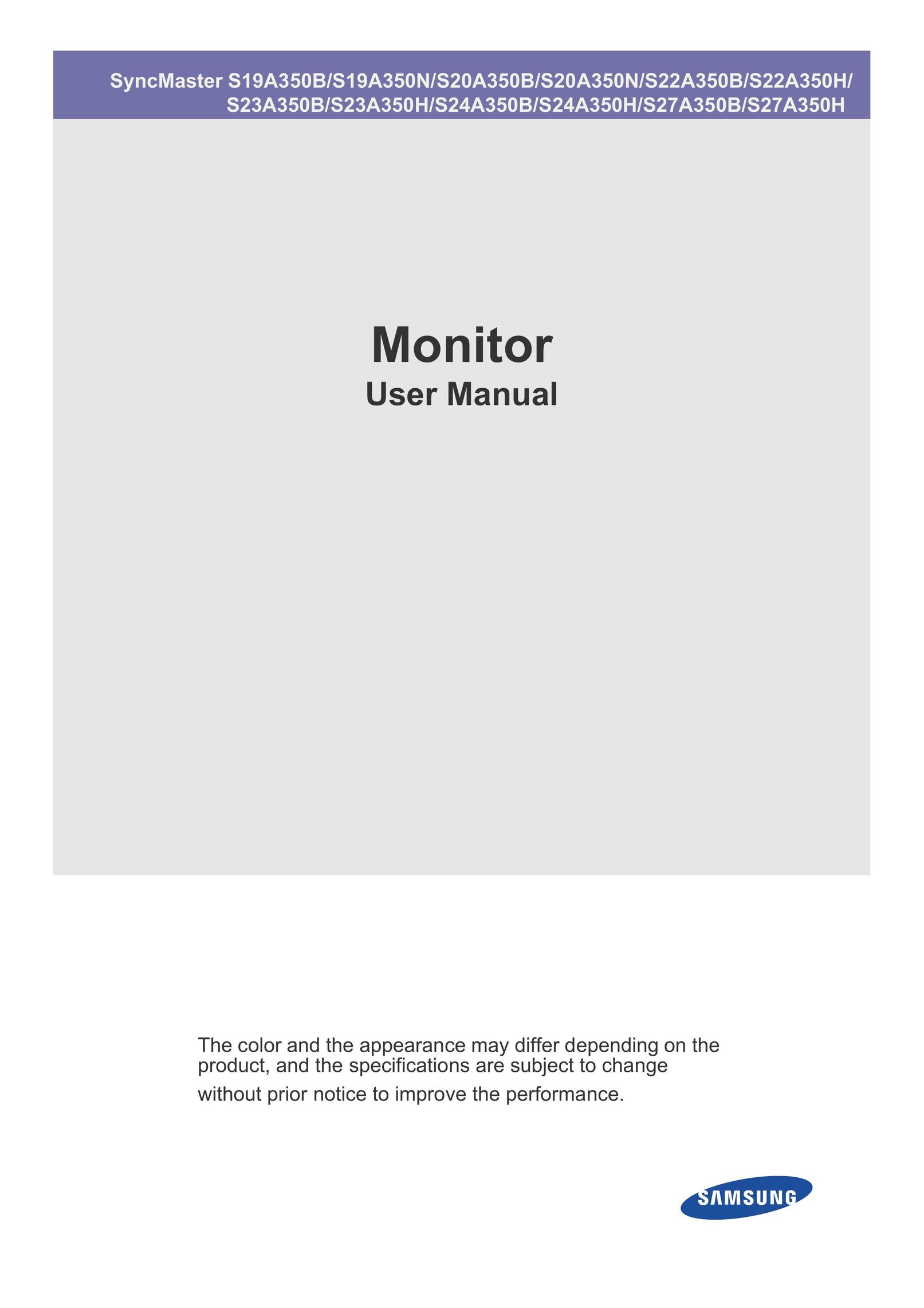 Samsung S22A350B Projector Accessories User Manual (Page 1)