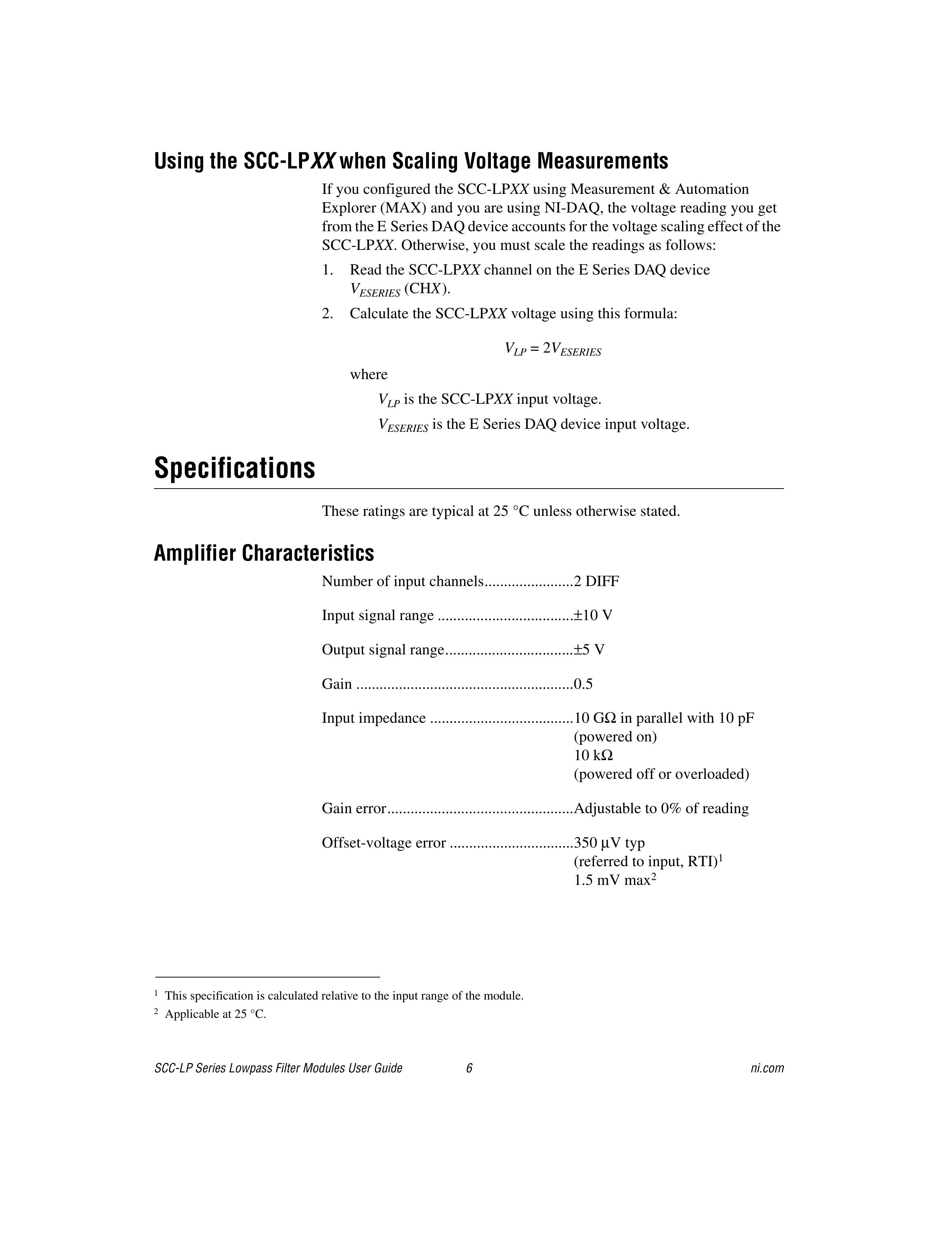 National Instruments SCC-LP04 Dryer Accessories User Manual (Page 6)