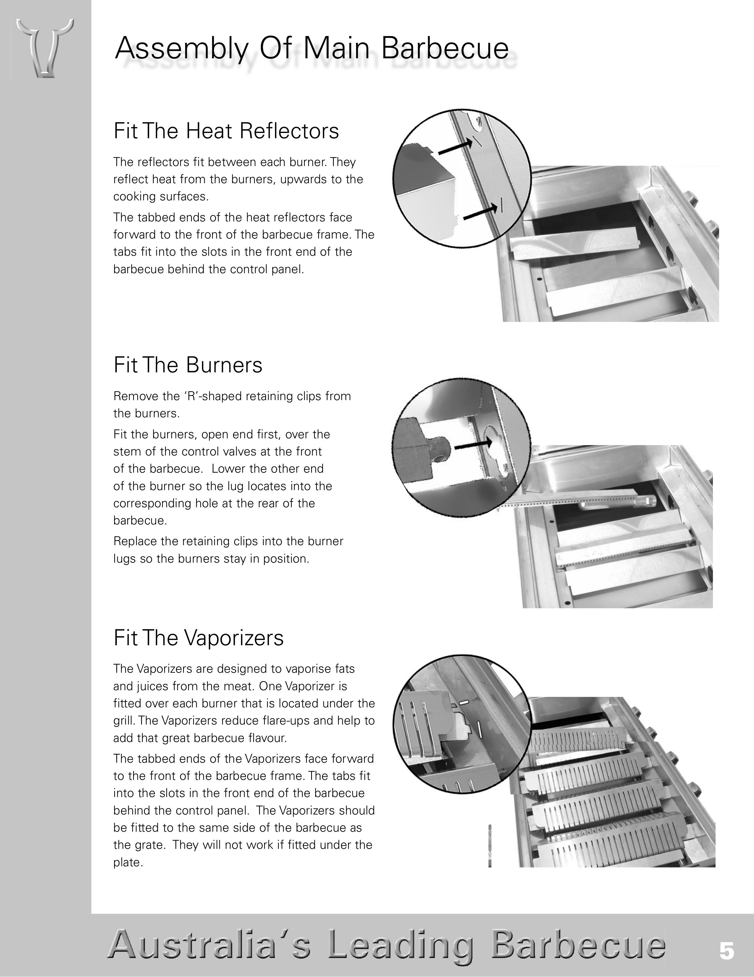 BeefEater SL4000s Charcoal Grill User Manual (Page 5)