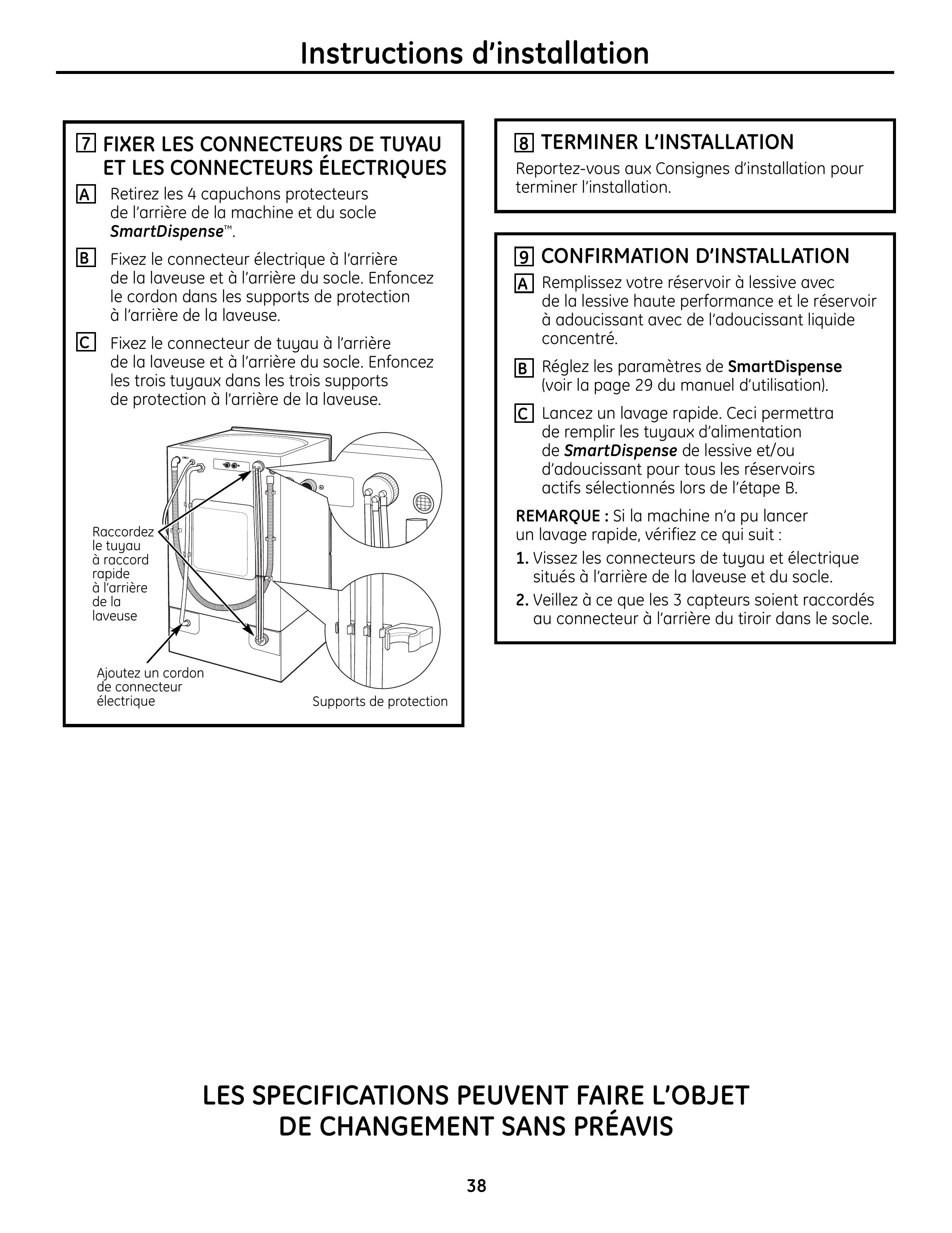 GE SPBD880 Dryer Accessories User Manual (Page 38)