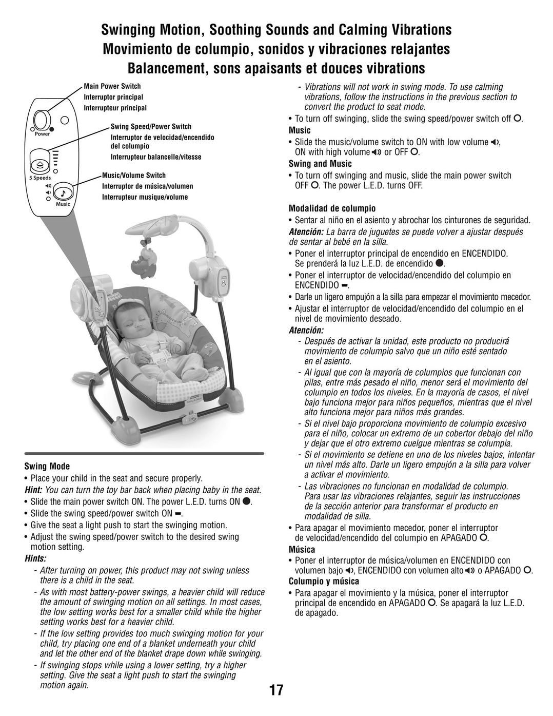 Fisher-Price T8377 Baby Accessories User Manual (Page 17)