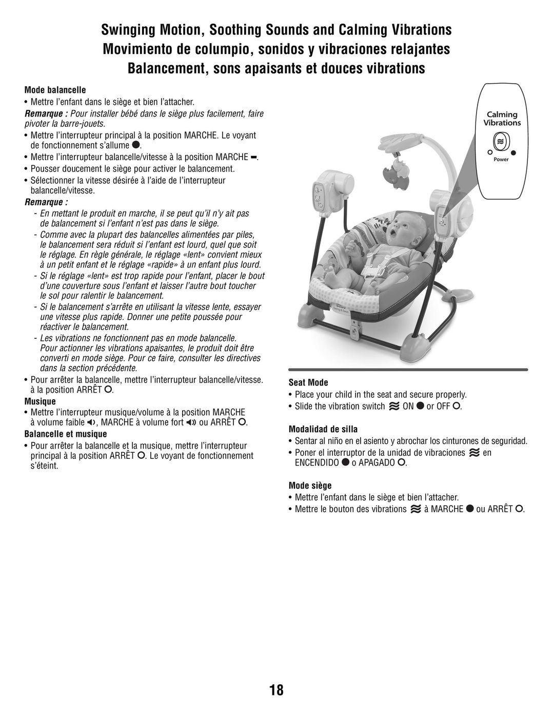 Fisher-Price T8377 Baby Accessories User Manual (Page 18)