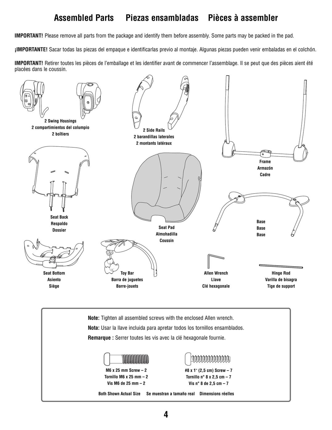 Fisher-Price T8377 Baby Accessories User Manual (Page 4)