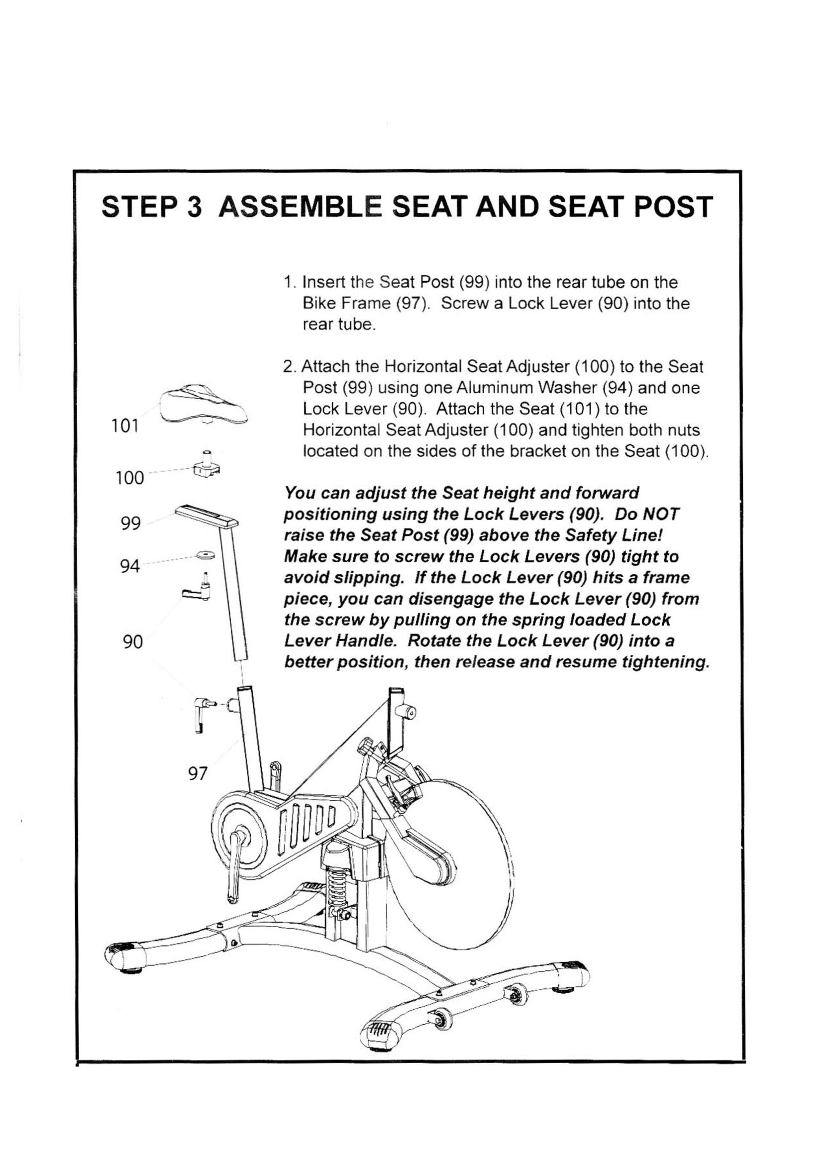 BodyCraft Tour Trainer Indoor Cycle Bicycle User Manual (Page 9)