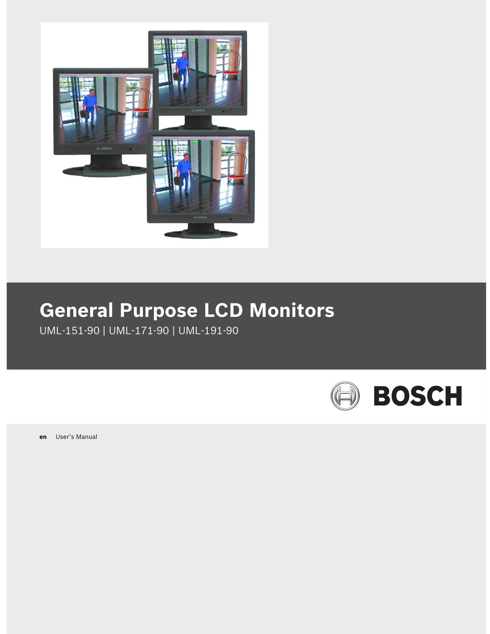 Bosch Appliances UML-151-90 Computer Monitor User Manual (Page 1)
