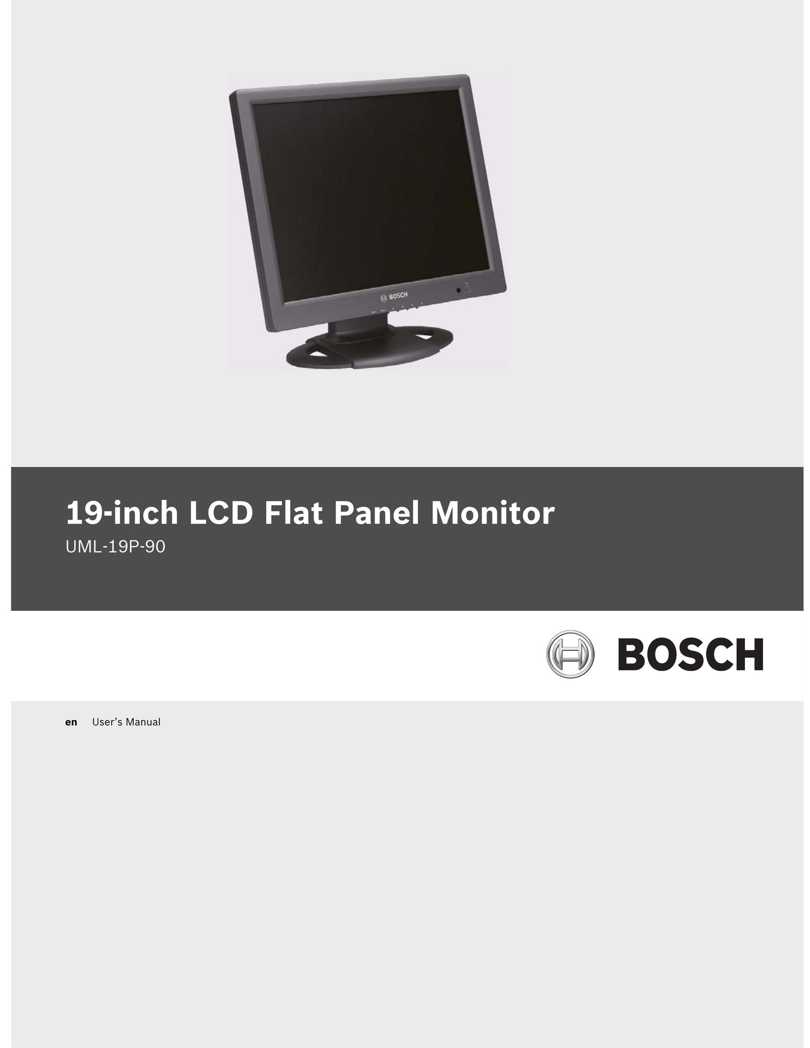 Bosch Appliances UML-19P-90 Computer Monitor User Manual (Page 1)