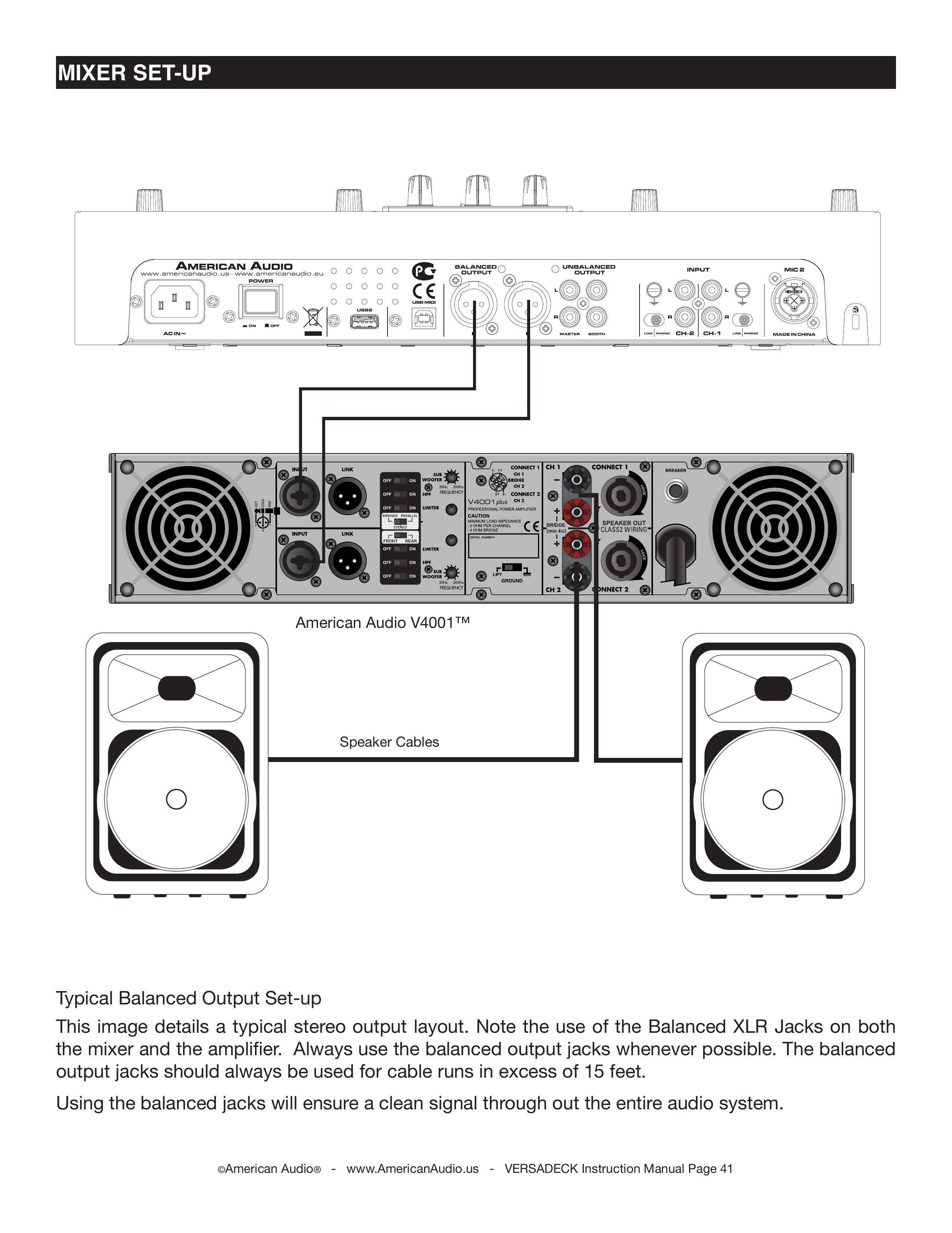 American Audio Versadeck DJ Equipment User Manual (Page 41)