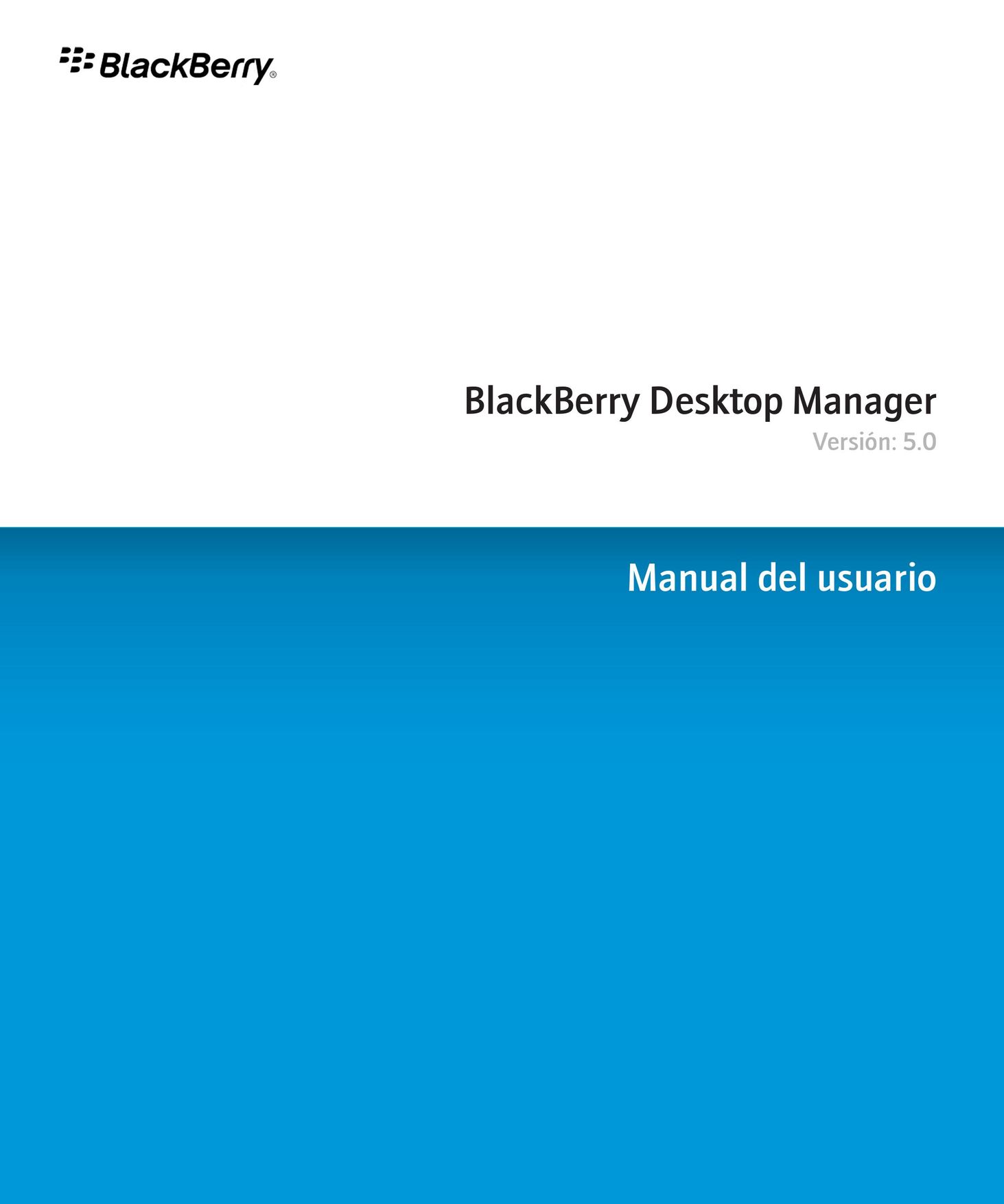Blackberry VERSION 5.0 Postal Equipment User Manual (Page 1)