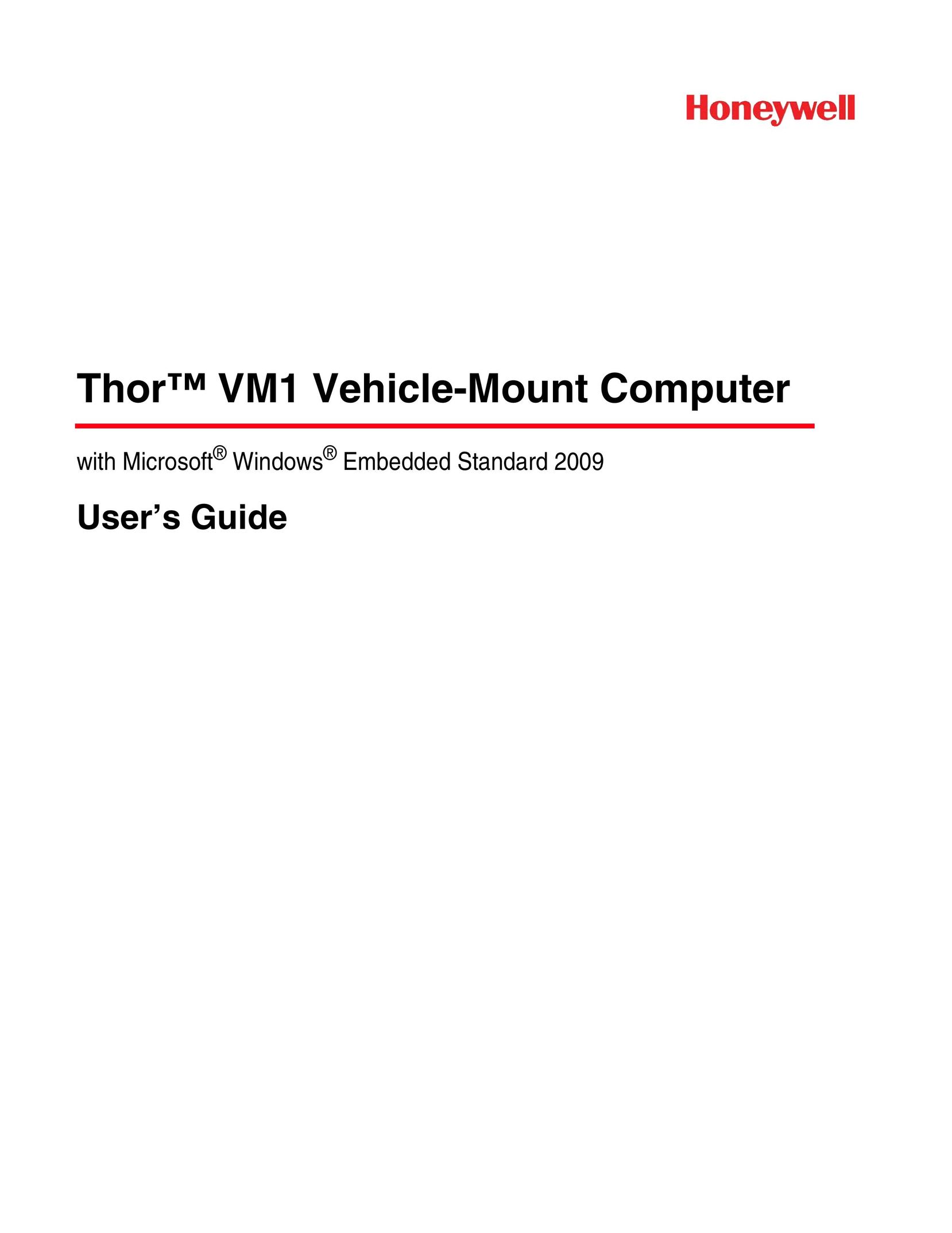Honeywell VM1 Laptop User Manual (Page 1)
