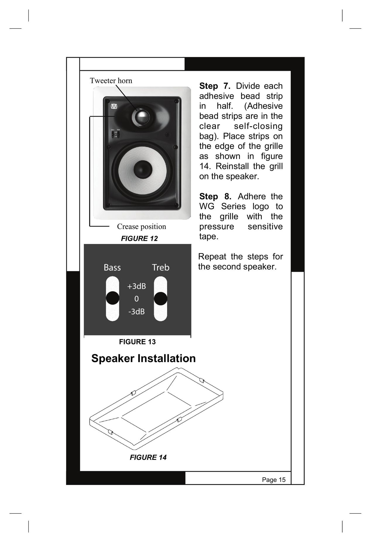 M&S Systems WG100W Speaker User Manual (Page 15)