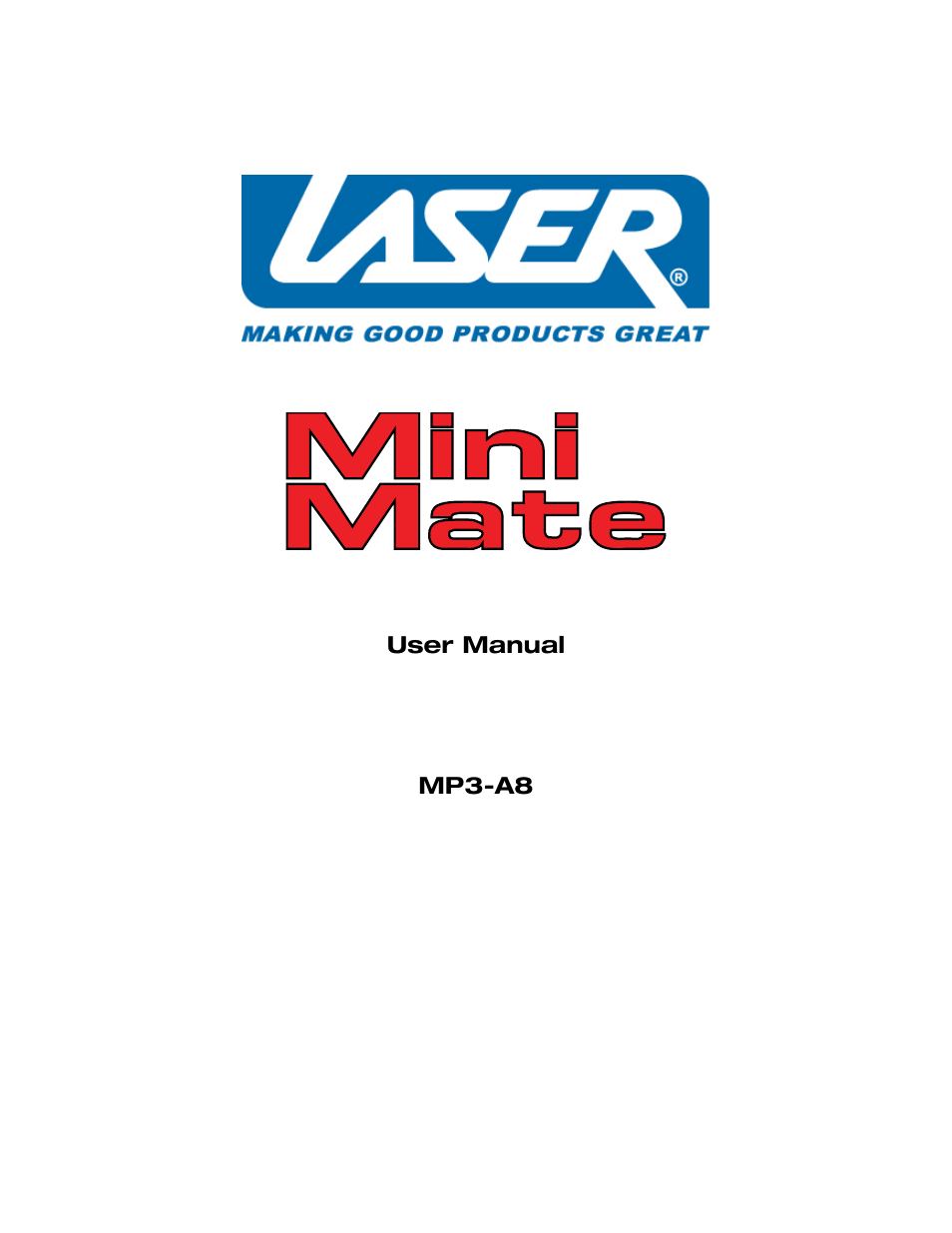Mini Mate MP3-A8 (Page 1)