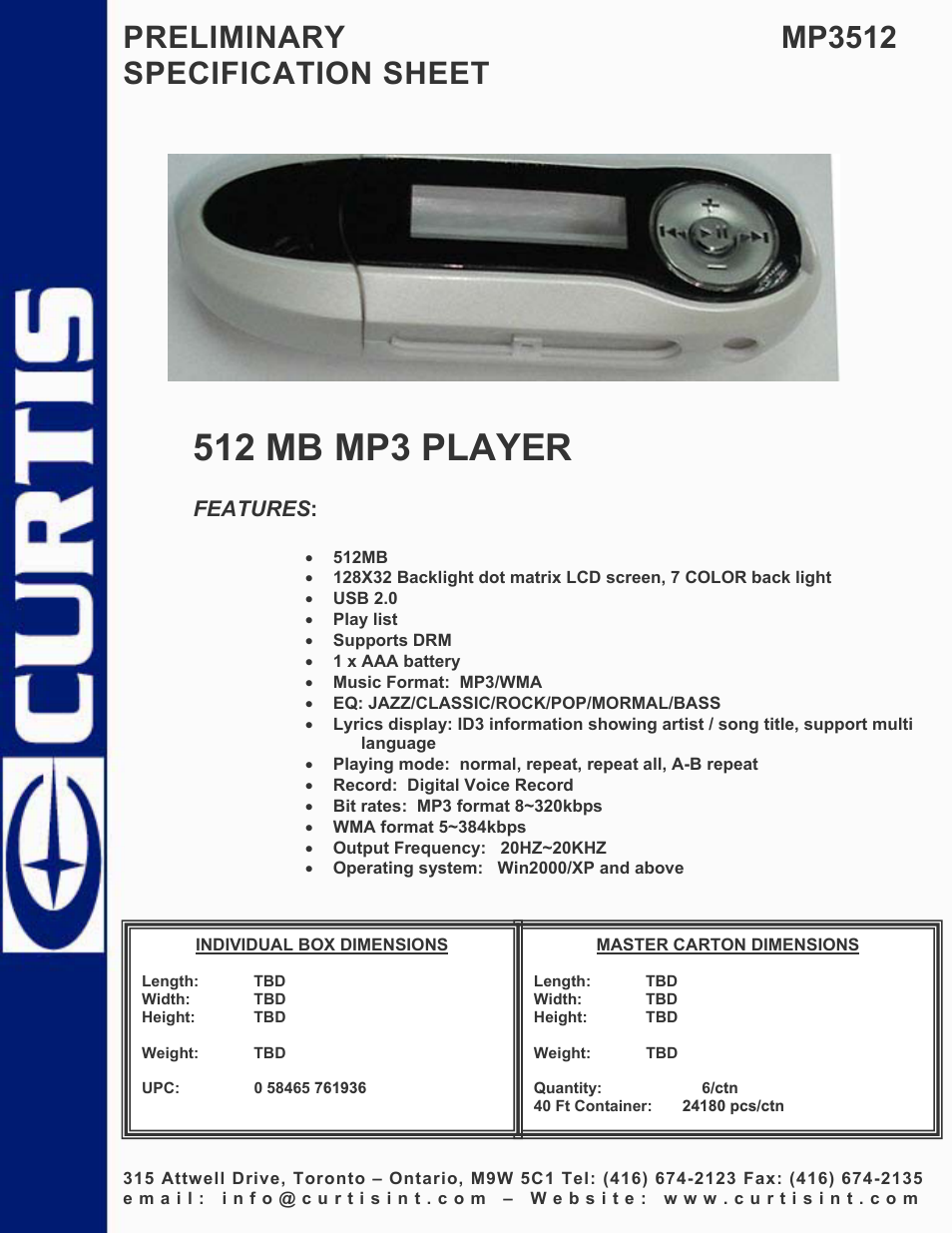 MP3512 (Page 1)