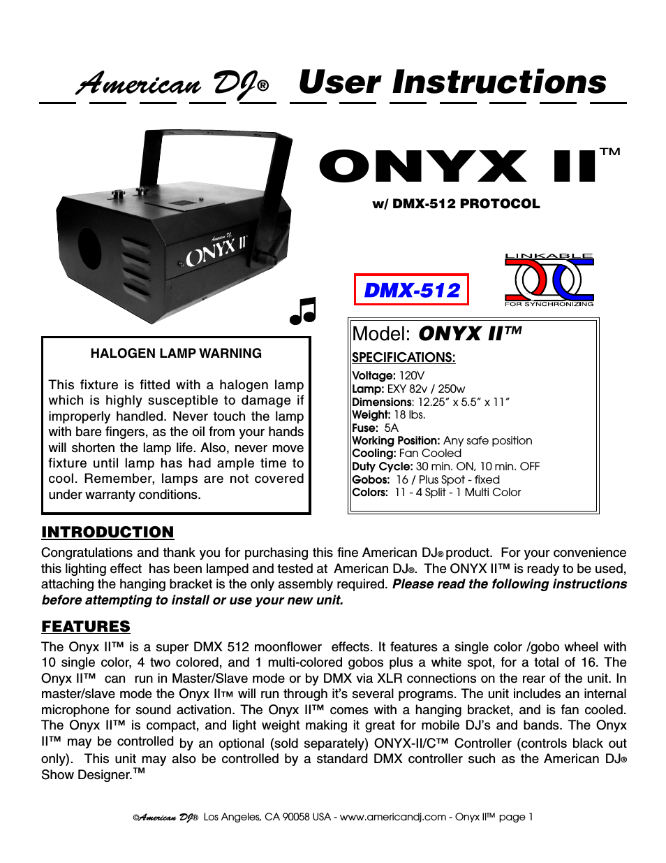 Onyx II (Page 1)