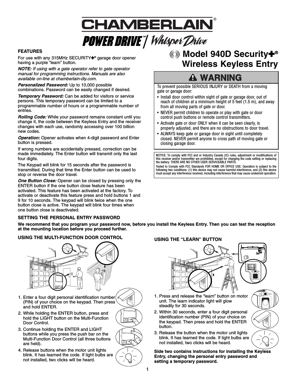 POWER DRIVE 940D (Page 1)