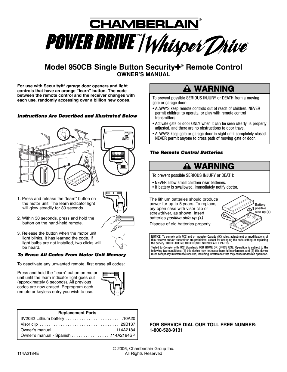 POWER DRIVE 950CB (Page 1)