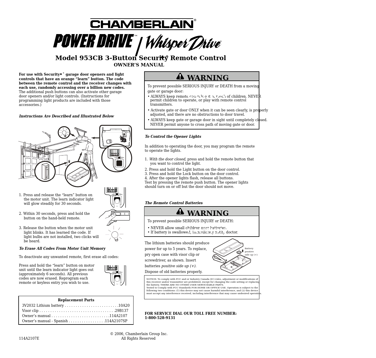 POWER DRIVE 953CB (Page 1)