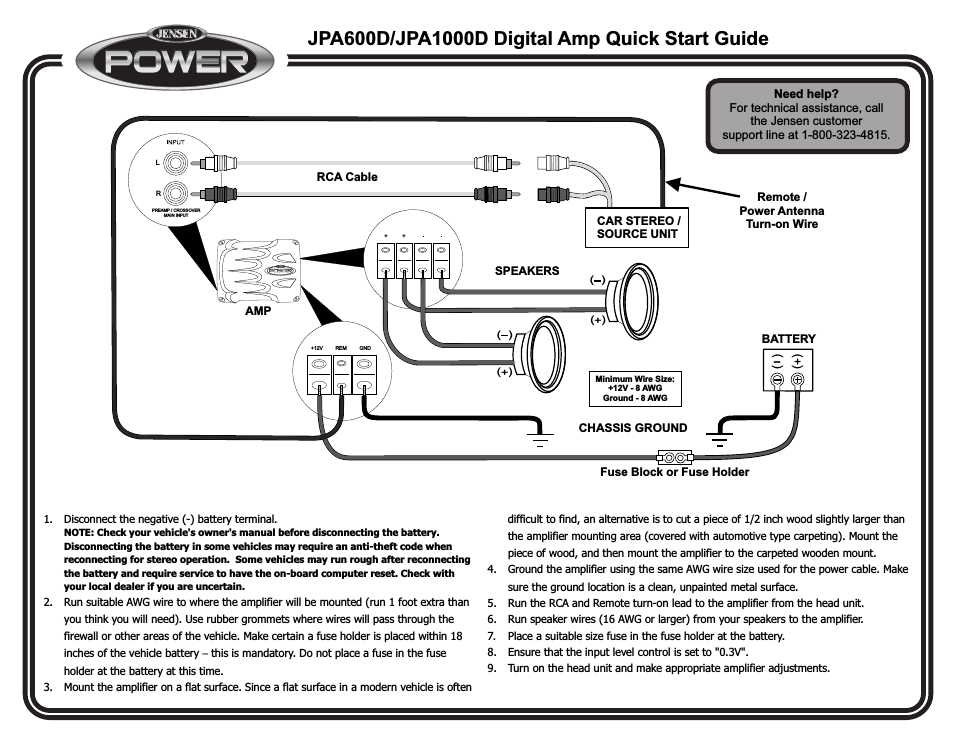 POWER JPA600D (Page 1)