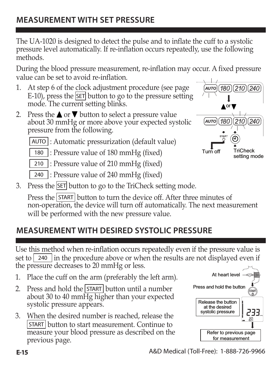 Premier/TriCheck Blood Pressure MOnitor UA-1020 (Page 16)