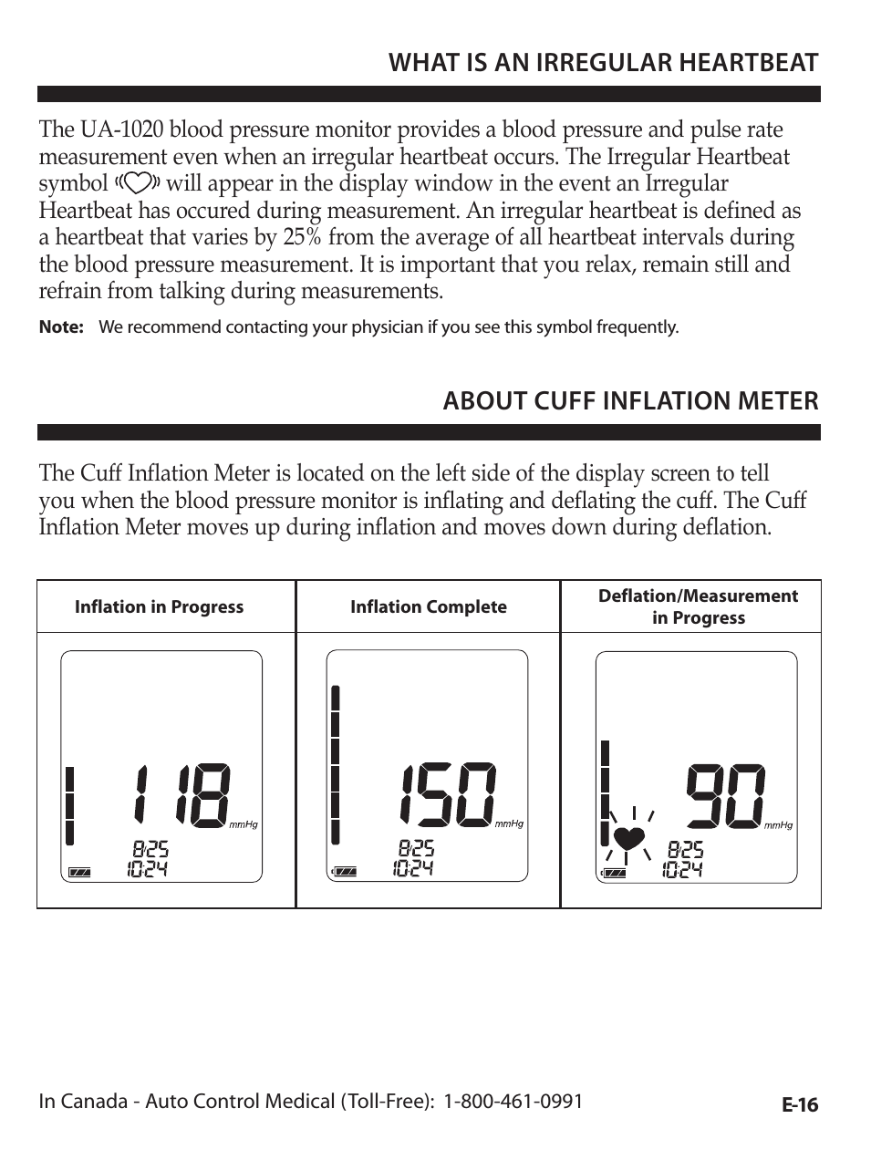 Premier/TriCheck Blood Pressure MOnitor UA-1020 (Page 17)