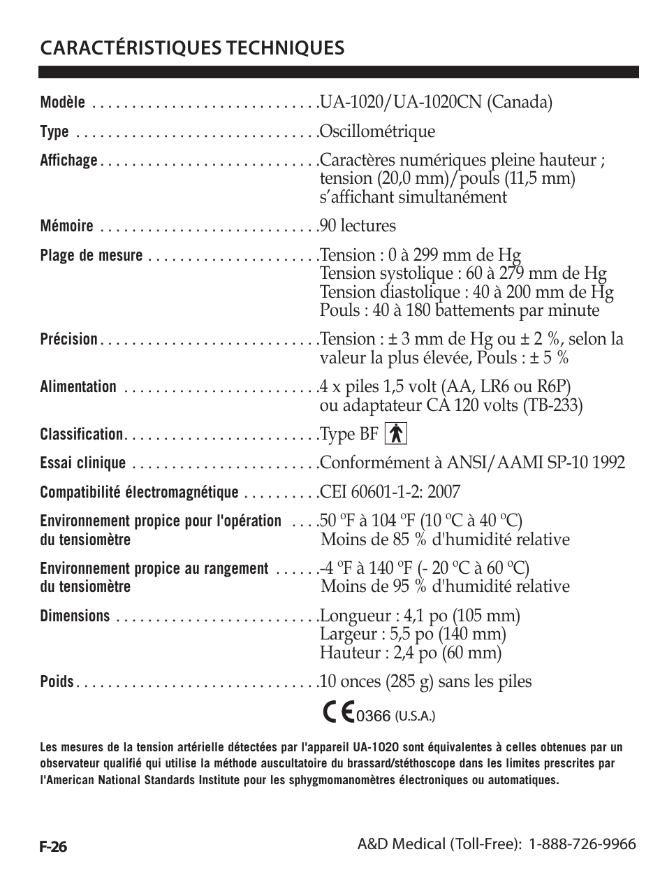 Premier/TriCheck Blood Pressure MOnitor UA-1020 (Page 60)