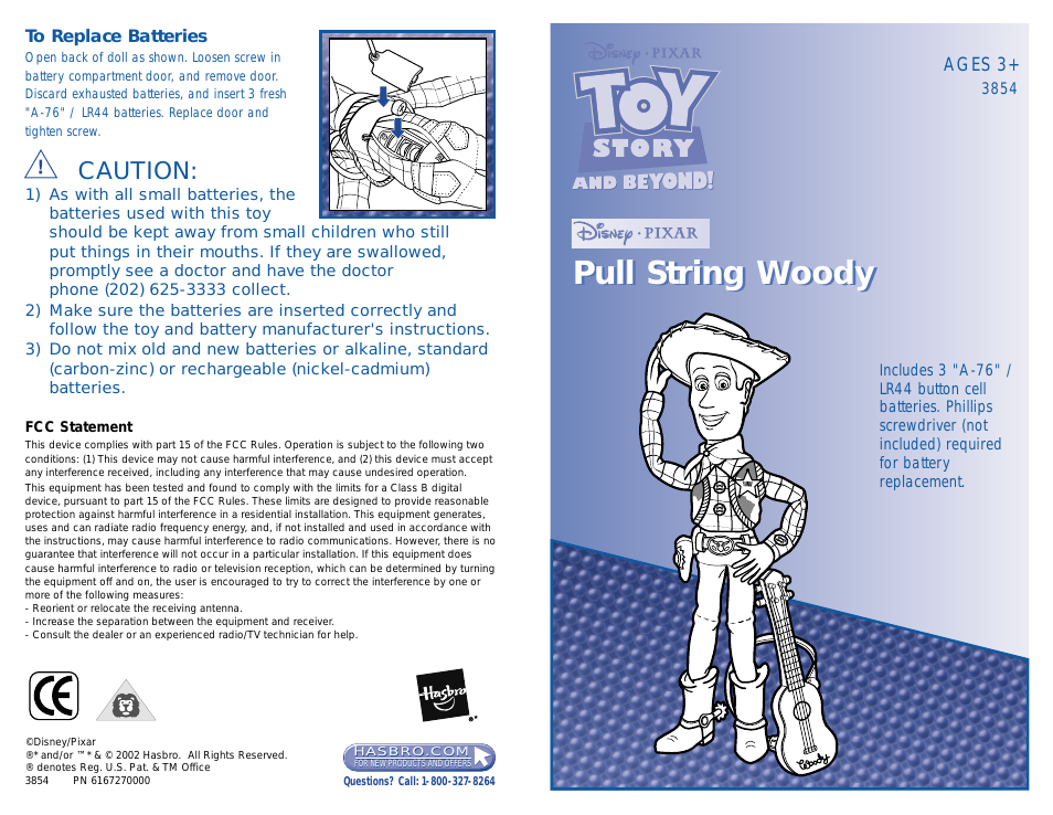 Pull String Woody 3854 (Page 1)
