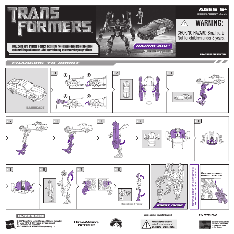 Transformers 81057 Asst. (Page 1)
