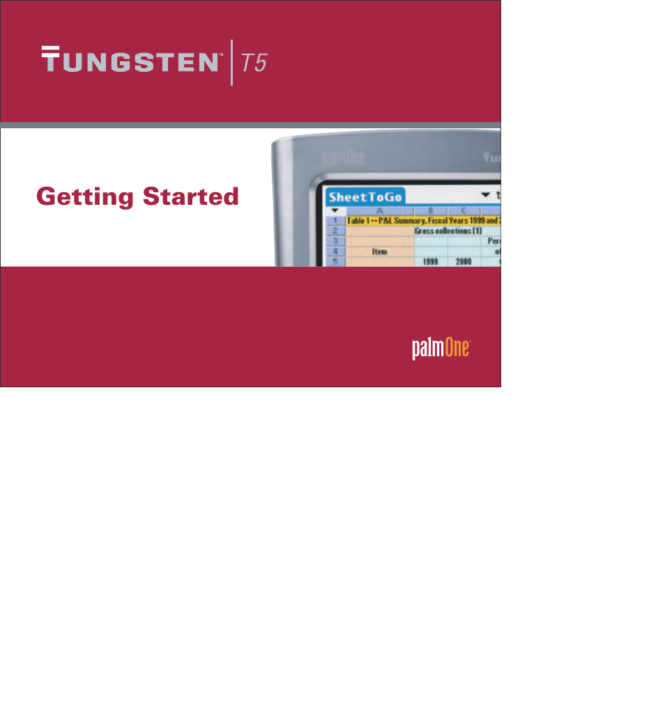 Tungsten T5 (Page 1)