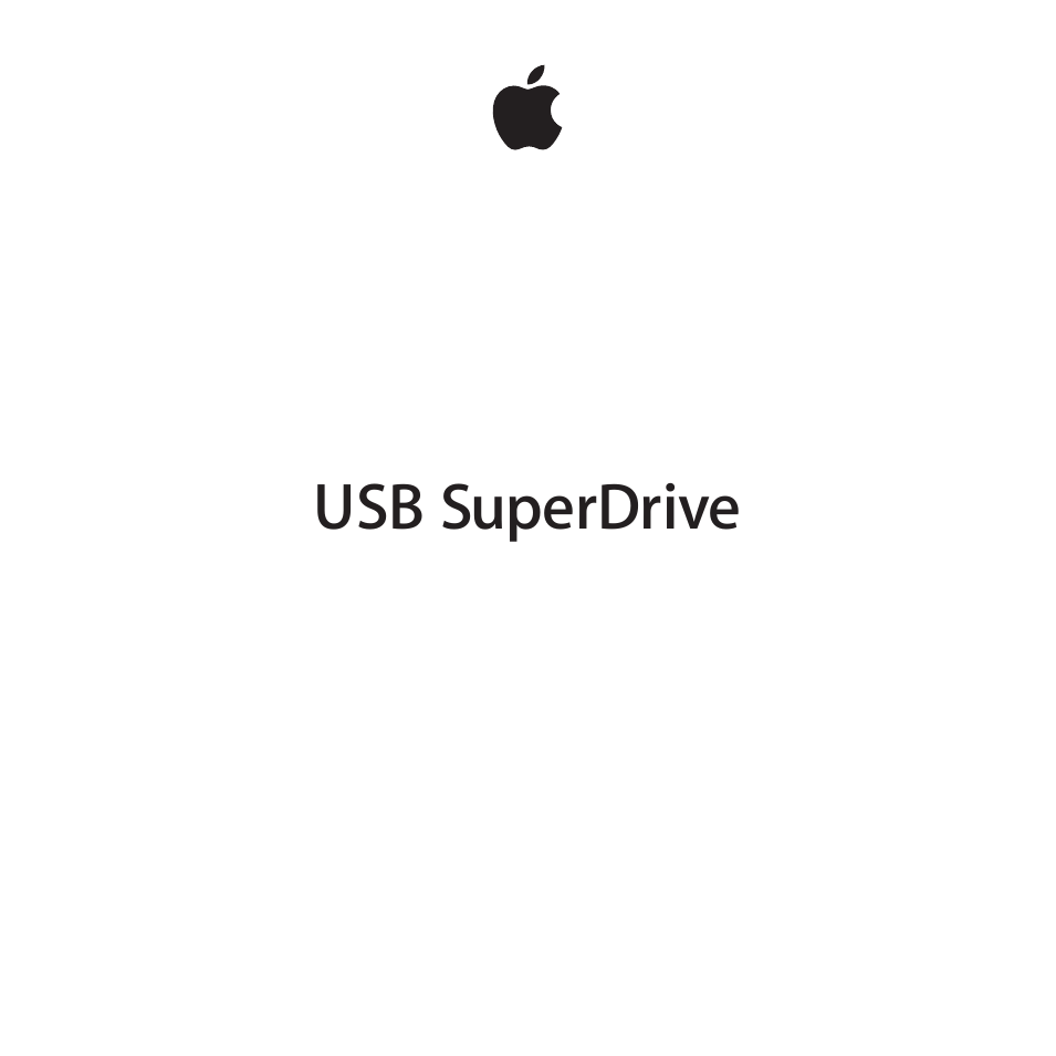 USB SuperDrive (Page 1)