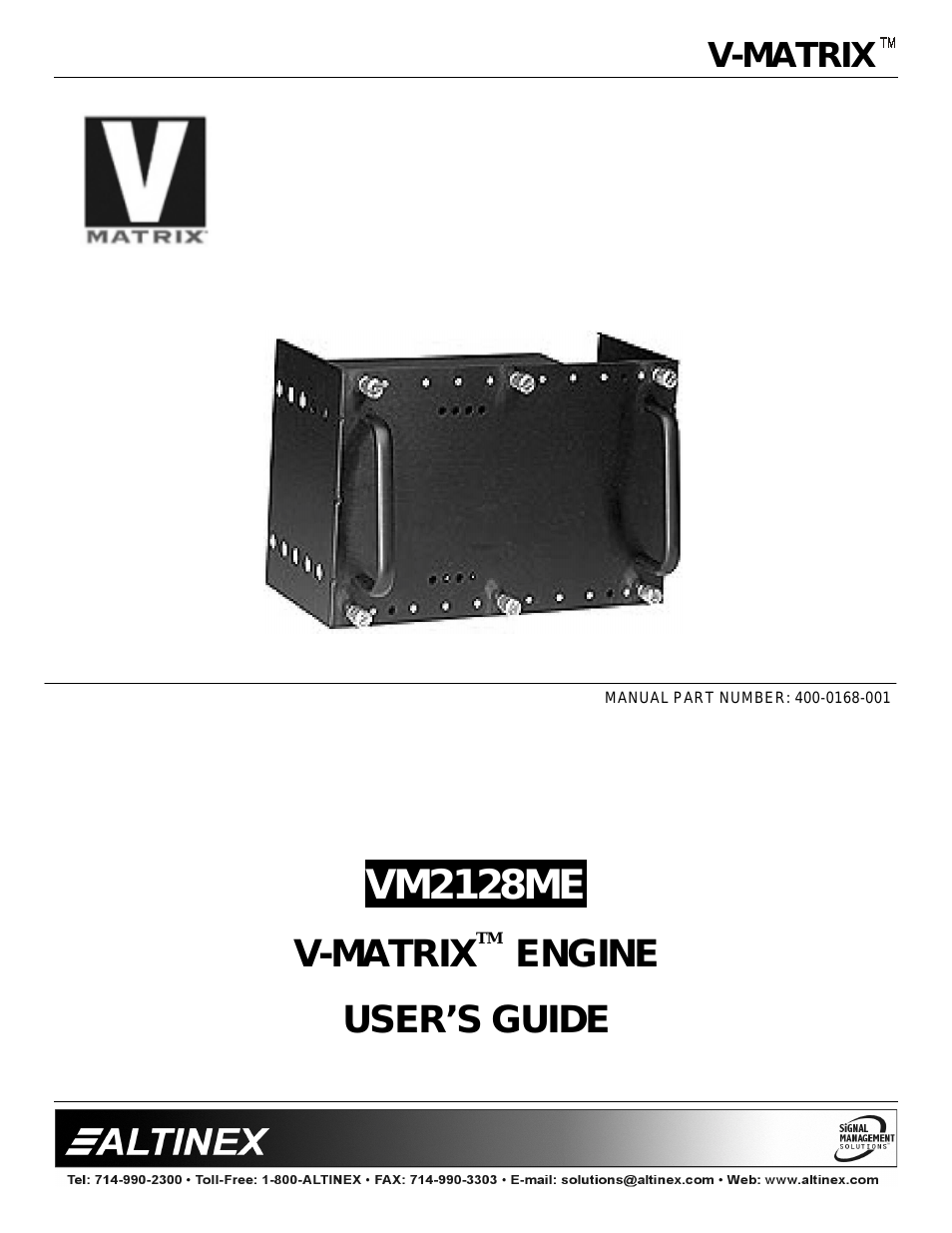 V-MATRIX VM2128ME (Page 1)