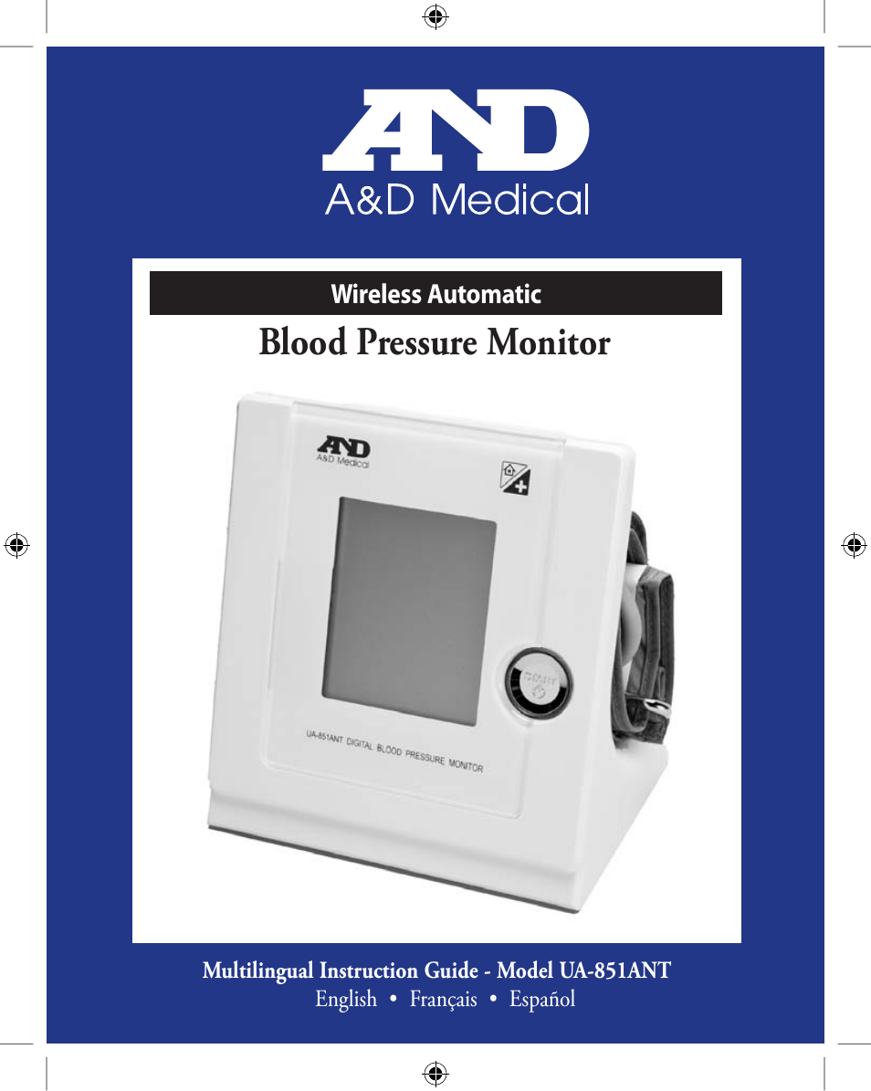 Wireless Automatic Blood Pressure Monitor UA-851ANT (Page 1)