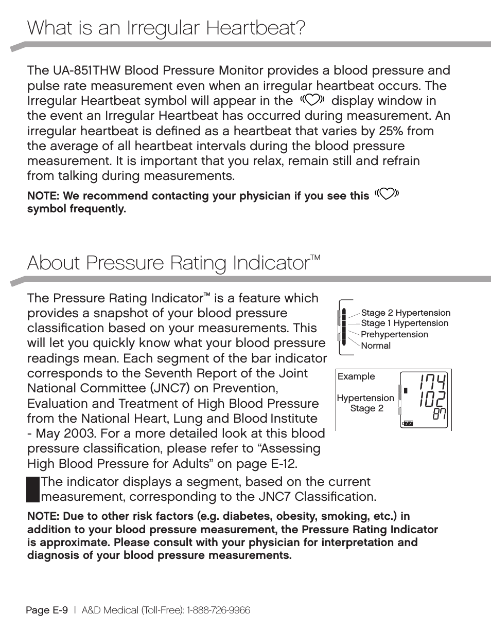 Wireless Automatic Blood Pressure Monitor UA-851THW (Page 12)