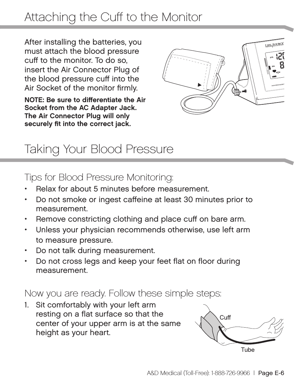 Wireless Automatic Blood Pressure Monitor UA-851THW (Page 9)