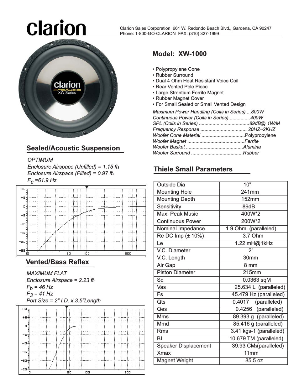 XW-1000 (Page 1)