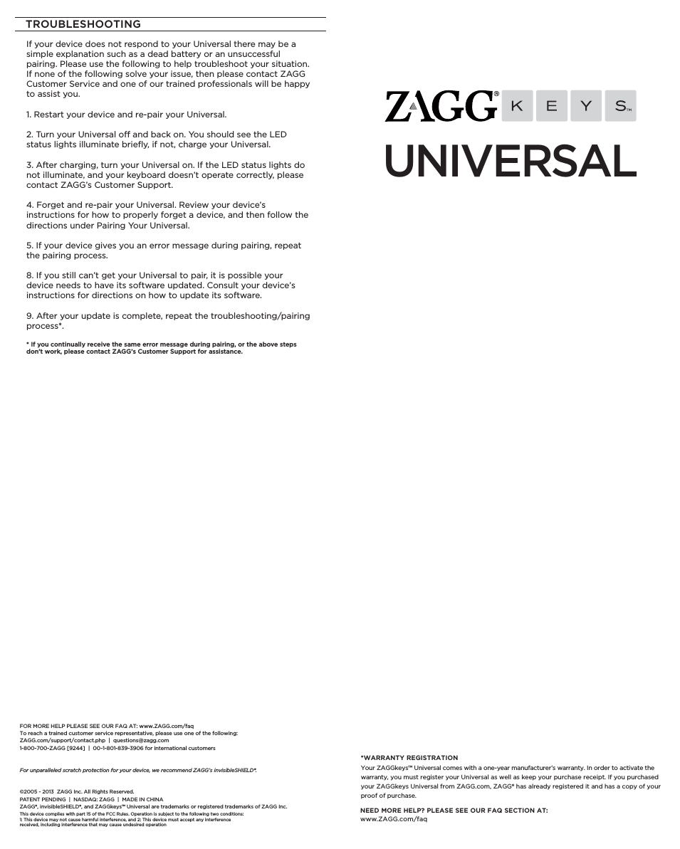 ZAGGkeys Universal (Page 1)