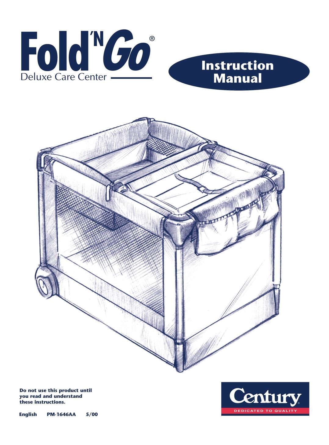 Century PM-1646AA Baby Accessories User Manual