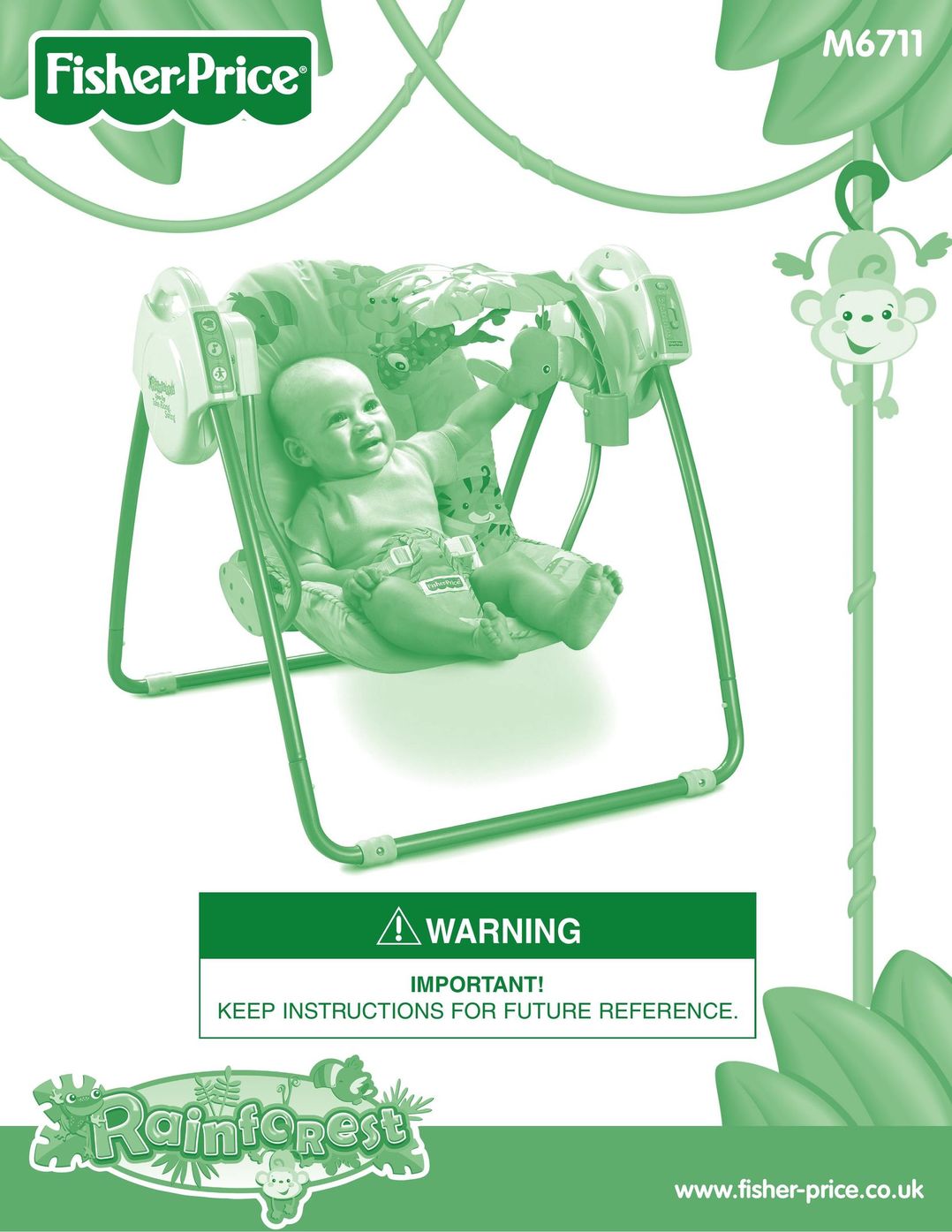 Fisher-Price M6711 Baby Accessories User Manual