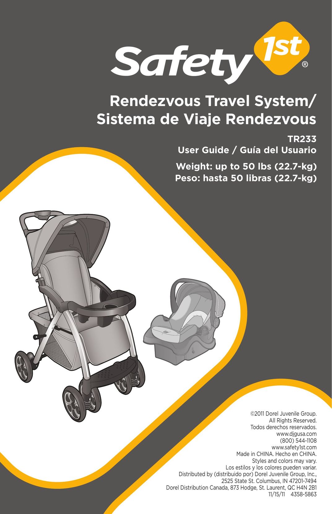 Safety 1st TR233 Baby Accessories User Manual