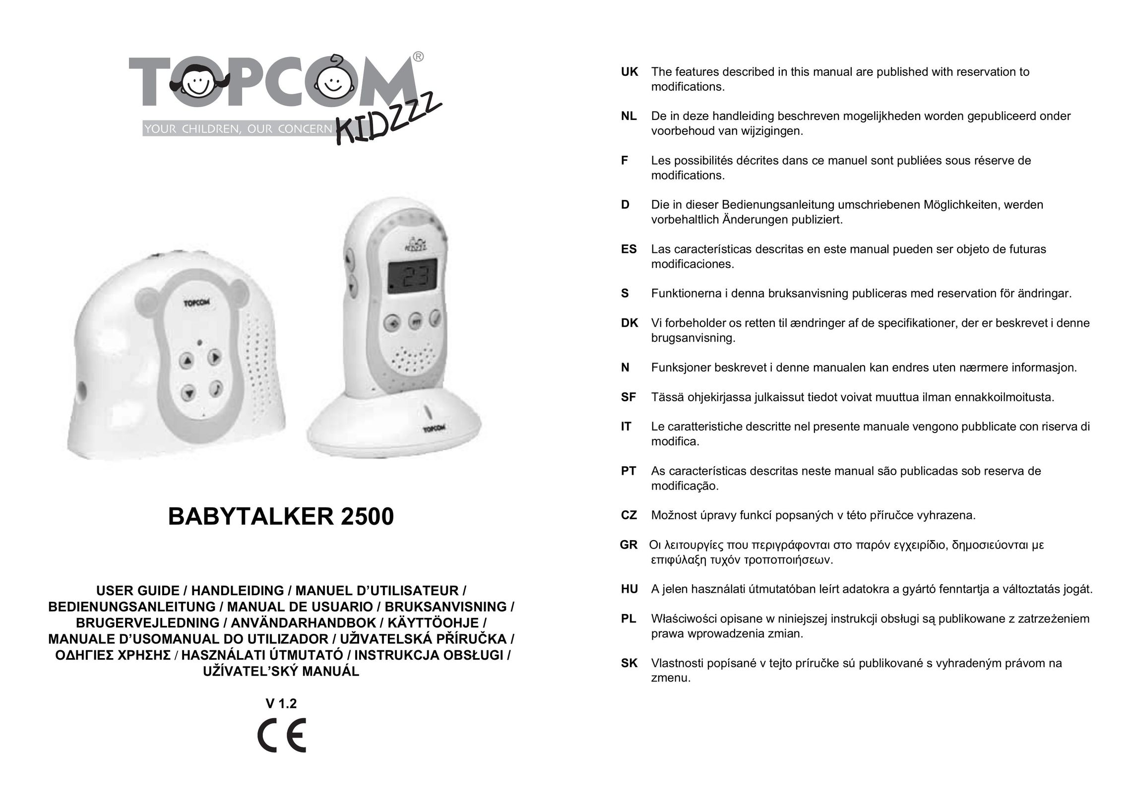 Topcom 2500 Baby Accessories User Manual