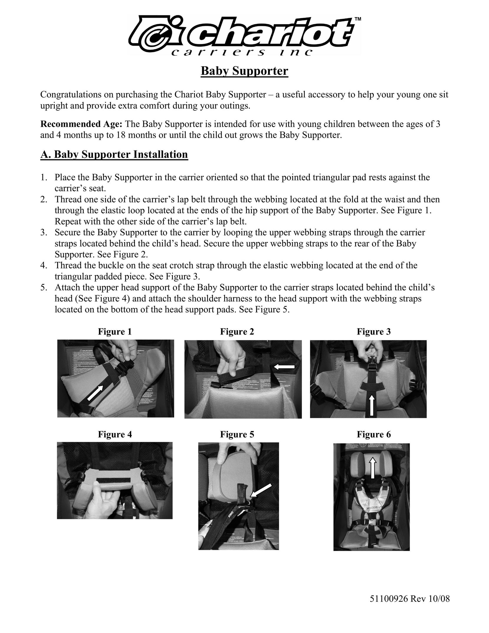 Chariot Carriers 51100926 Baby Carrier User Manual