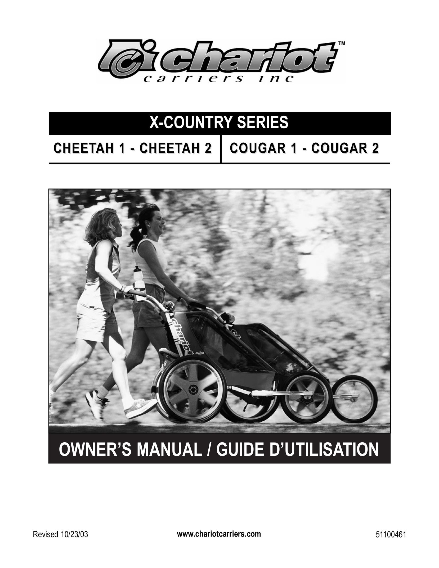 Chariot Carriers CHEETAH 1 Baby Carrier User Manual