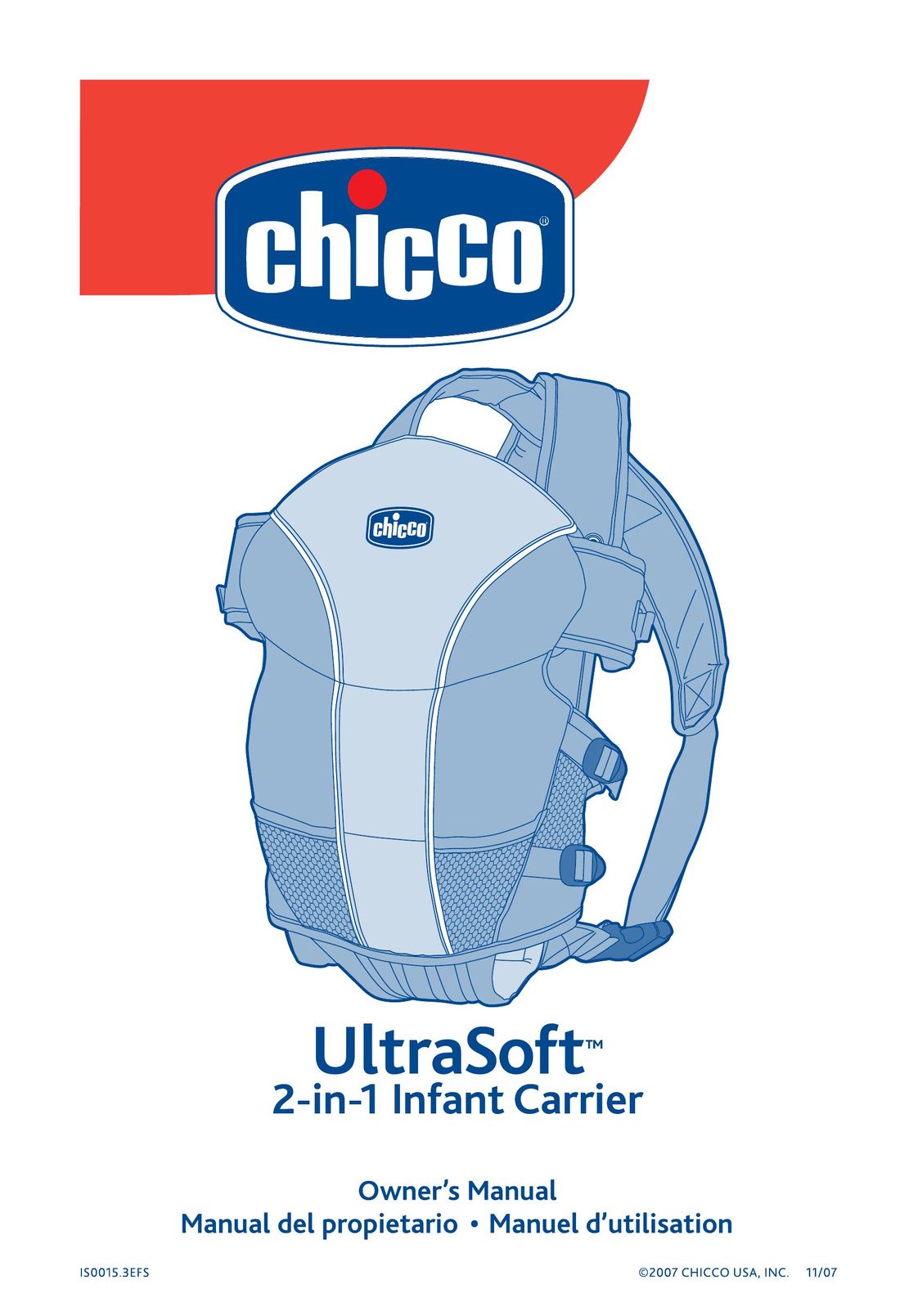 Chicco Infant Carrier Baby Carrier User Manual