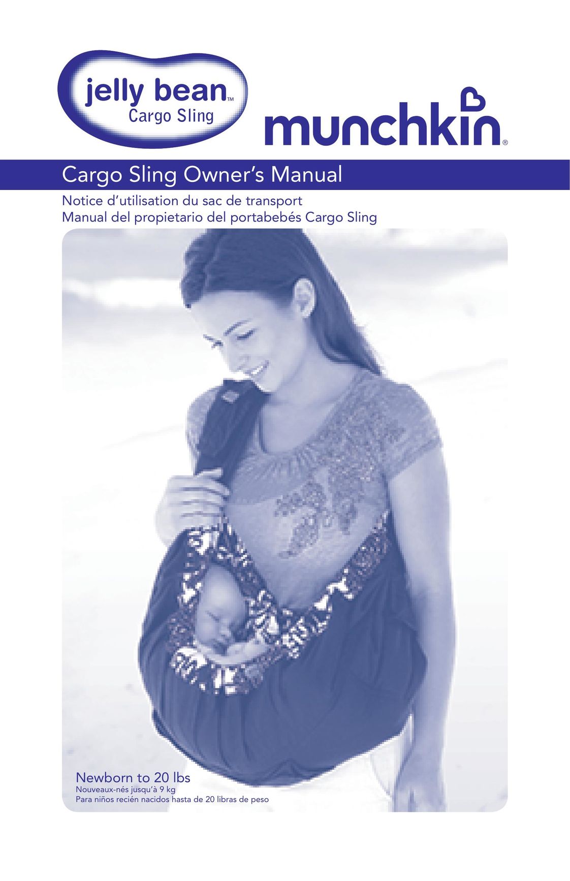 Munchkin Cargo Sling Baby Carrier User Manual
