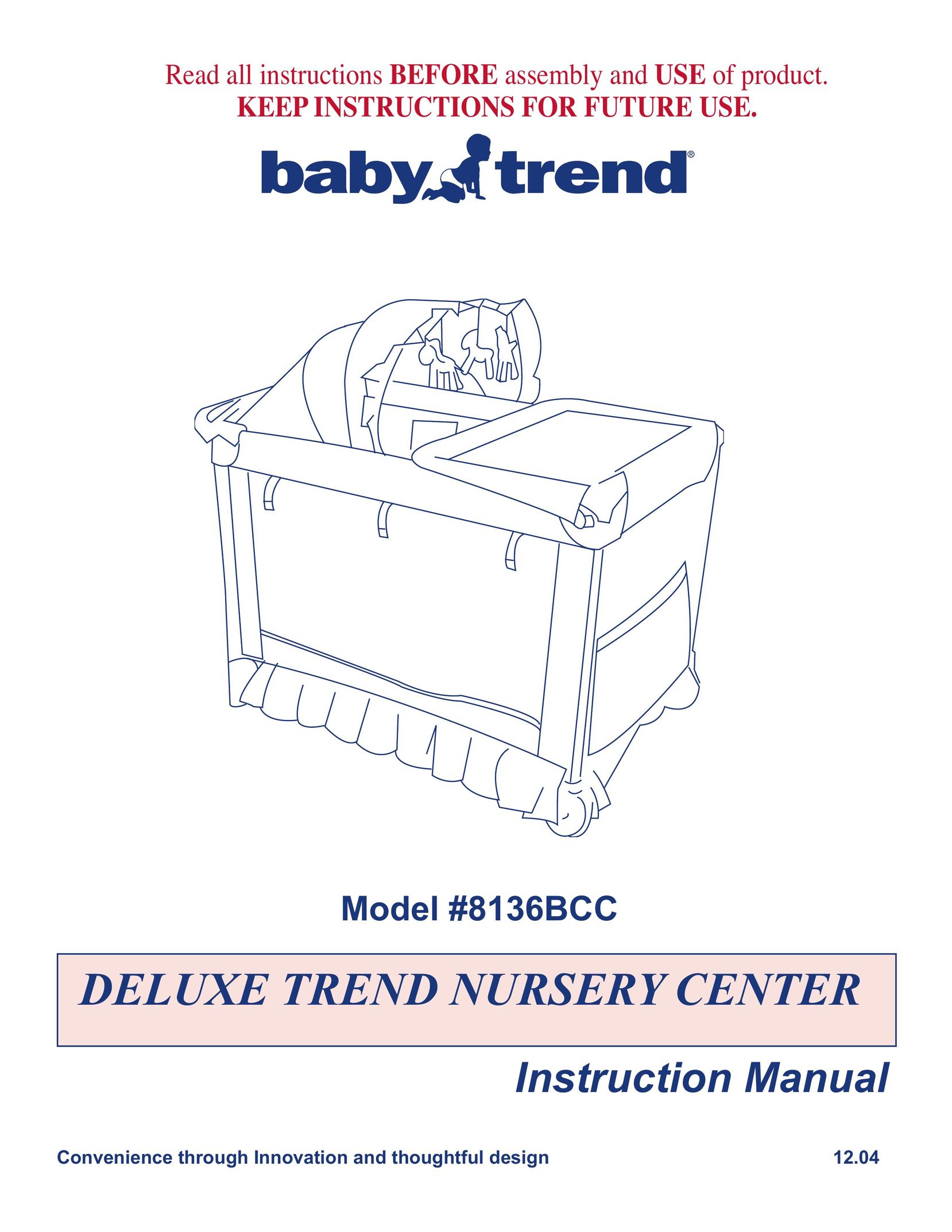 Baby Trend 8136BCC Baby Furniture User Manual